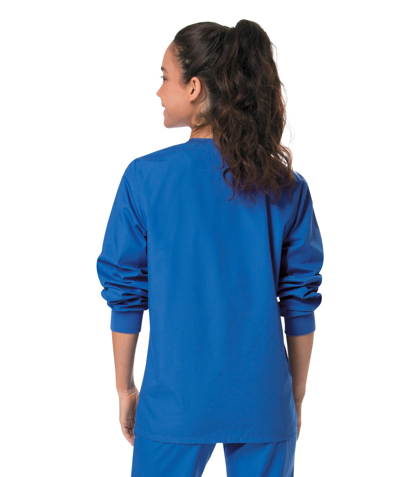 Unisex 2-Pocket Scrub Jacket - 75231 - Royal Blue