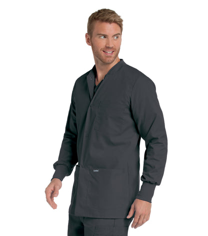 Men's 5-Pocket Scrub Jacket - 7551 - Graphite