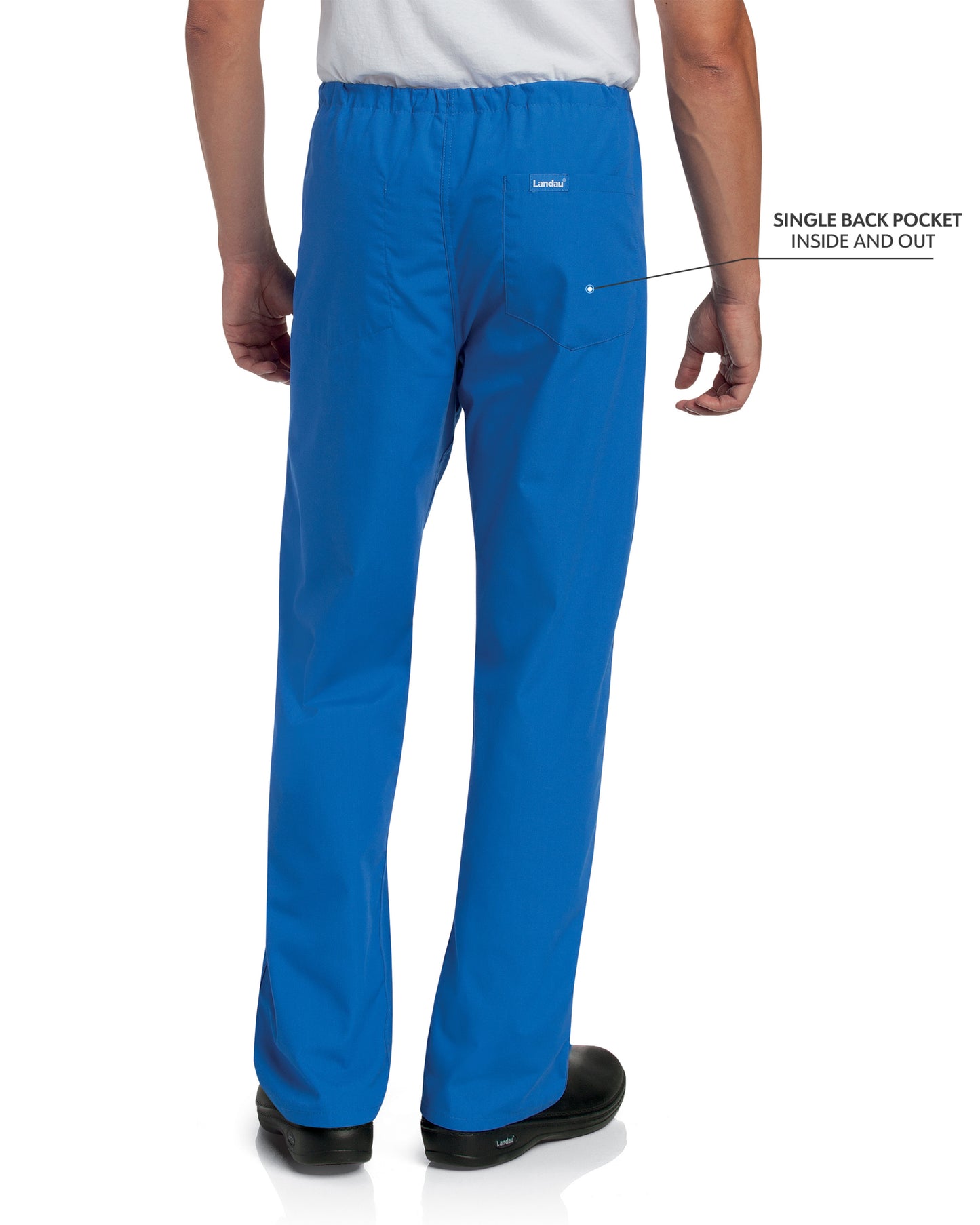 Unisex Reversible High-Rise Waist Scrub Pant - 7602 - Royal Blue