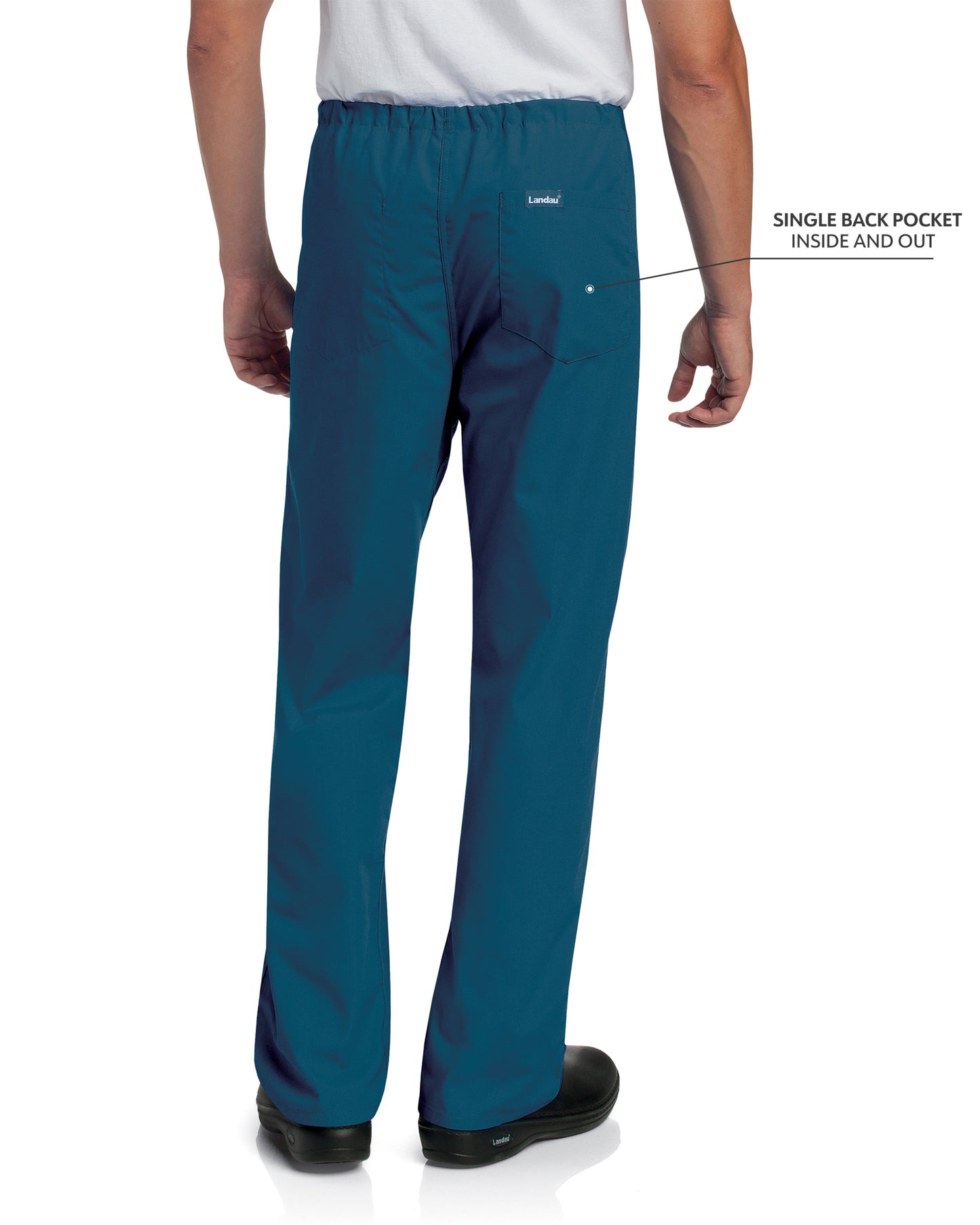 Unisex Reversible High-Rise Waist Scrub Pant - 7602 - Caribbean Blue