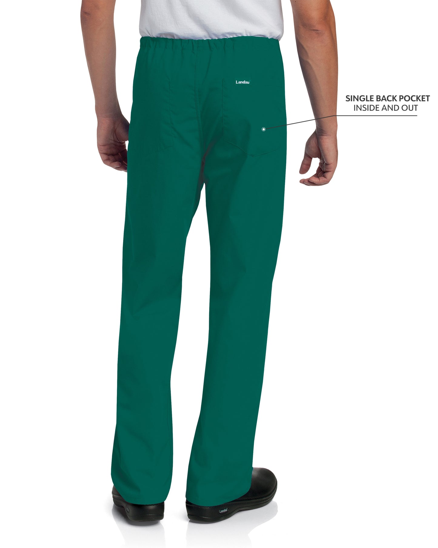 Unisex Reversible High-Rise Waist Scrub Pant - 7602 - Hunter Green