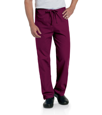 Unisex Reversible High-Rise Waist Scrub Pant - 7602 - Wine