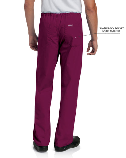 Unisex Reversible High-Rise Waist Scrub Pant - 7602 - Wine