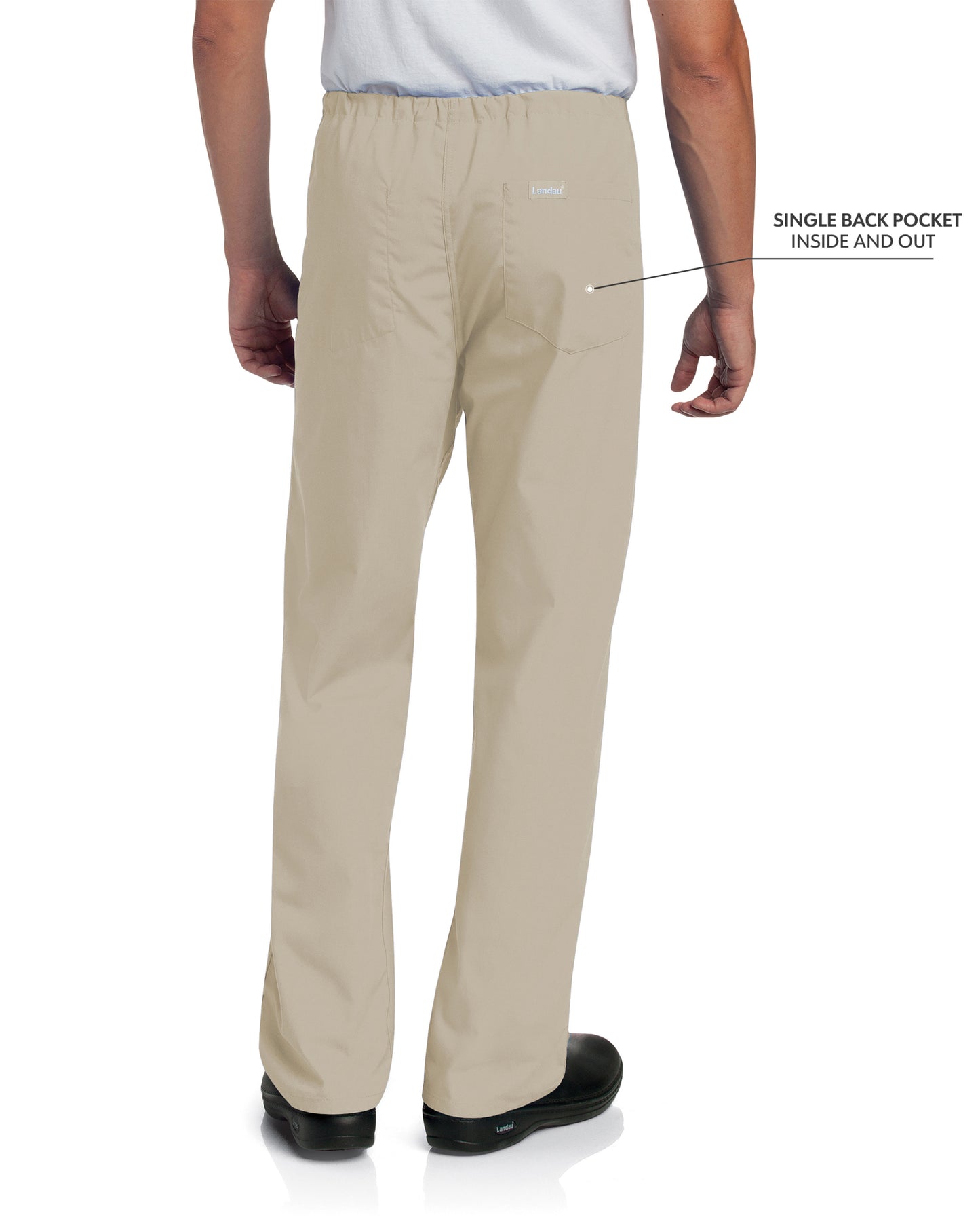 Unisex Reversible High-Rise Waist Scrub Pant - 7602 - Sandstone