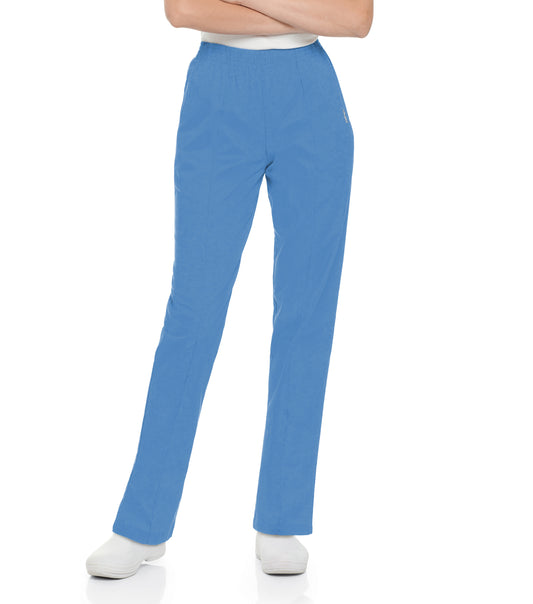 Women's 2-Pocket Tapered-Leg Scrub Pant - 8320 - Ceil Blue