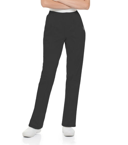 Women's 2-Pocket Tapered-Leg Scrub Pant - 8320 - Black