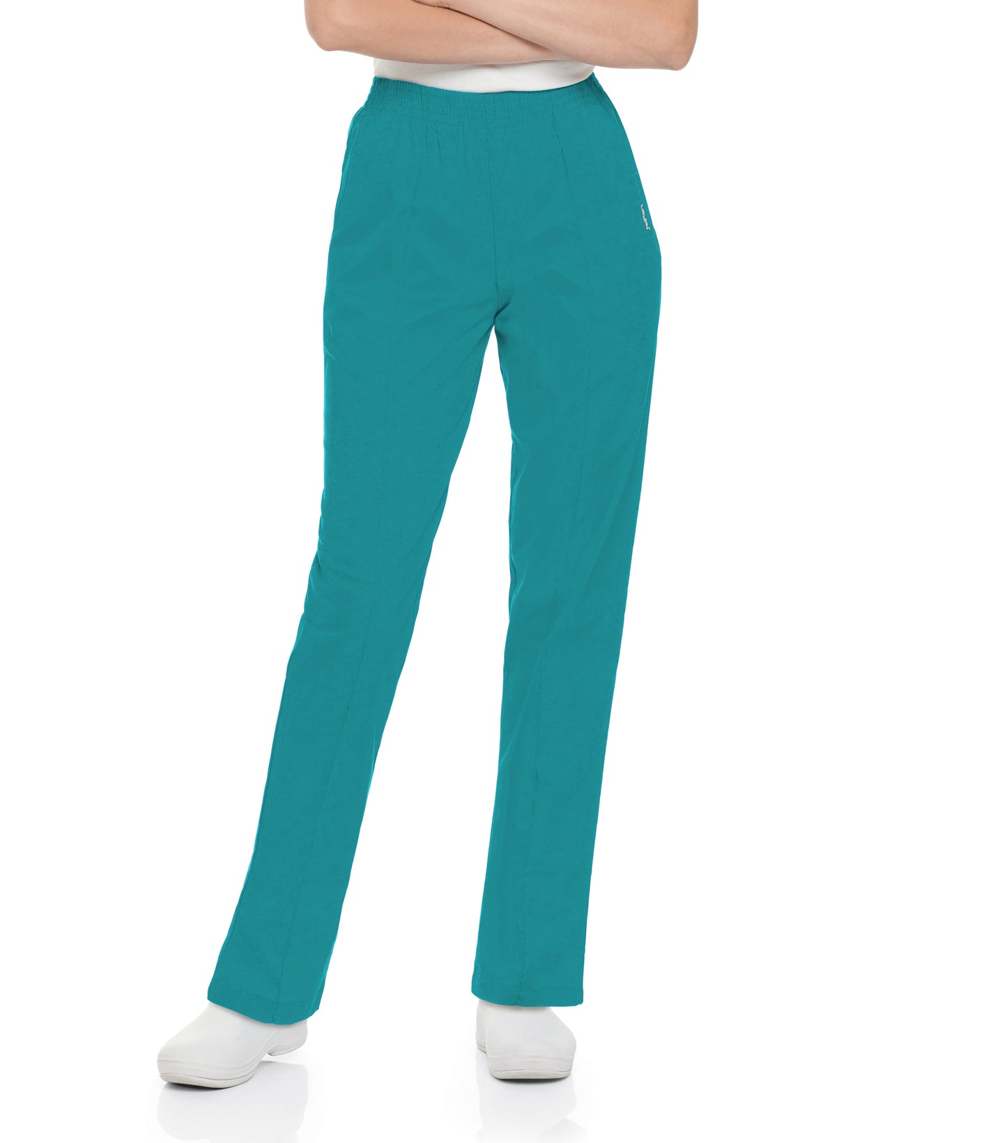 Women's 2-Pocket Tapered-Leg Scrub Pant - 8320 - Teal