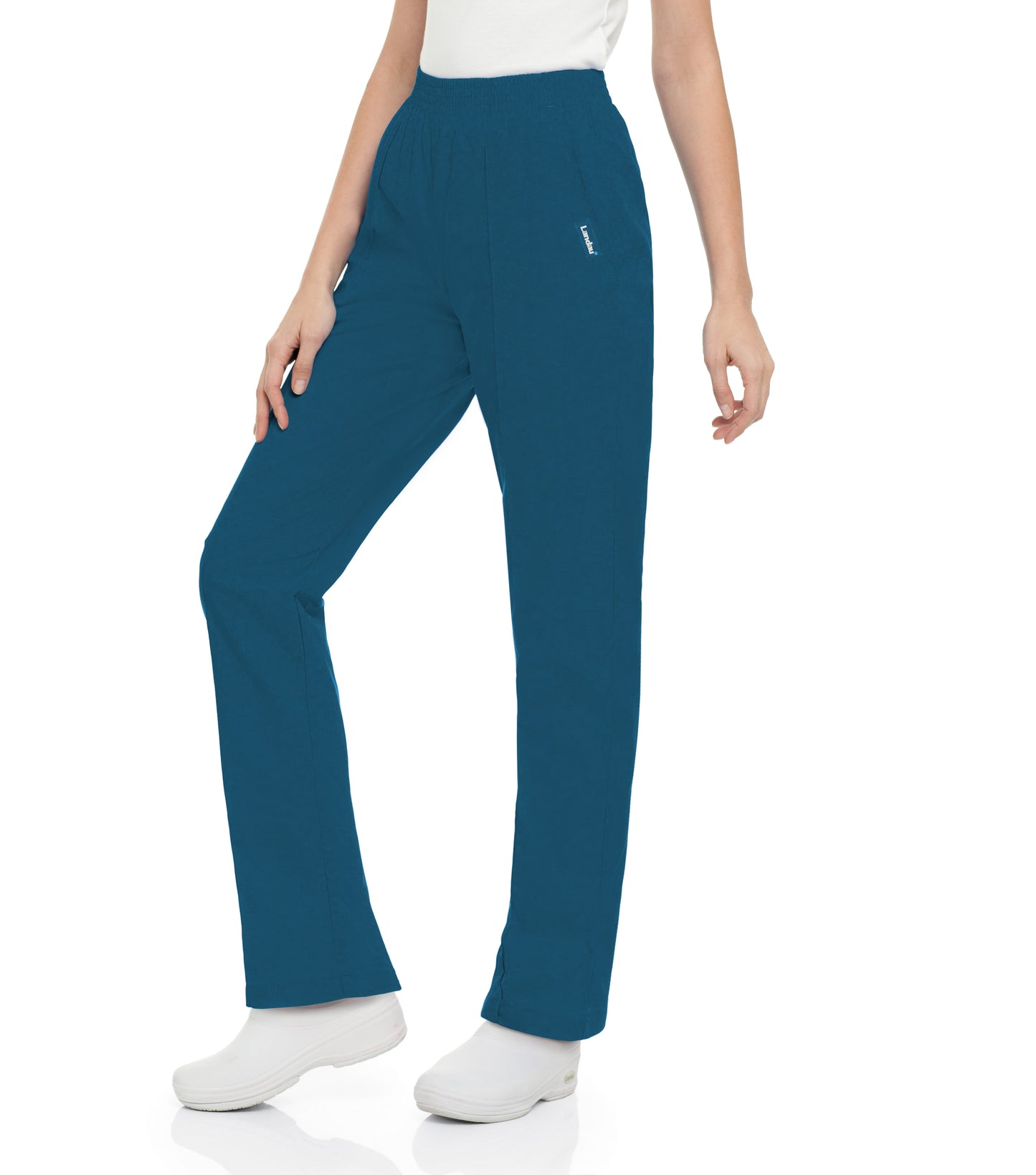 Women's 2-Pocket Tapered-Leg Scrub Pant - 8320 - Caribbean Blue