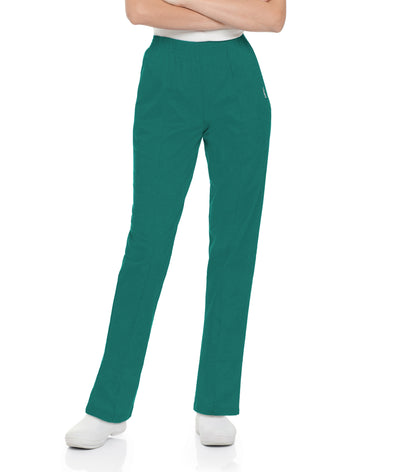 Women's 2-Pocket Tapered-Leg Scrub Pant - 8320 - Hunter Green