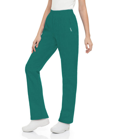 Women's 2-Pocket Tapered-Leg Scrub Pant - 8320 - Hunter Green