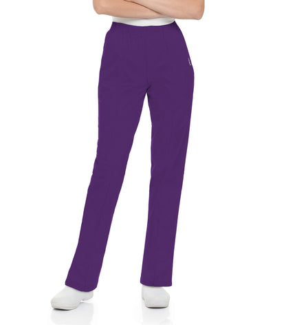 Women's 2-Pocket Tapered-Leg Scrub Pant - 8320 - Grape