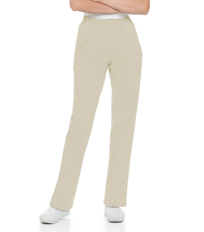 Women's 2-Pocket Tapered-Leg Scrub Pant - 8320 - Sandstone