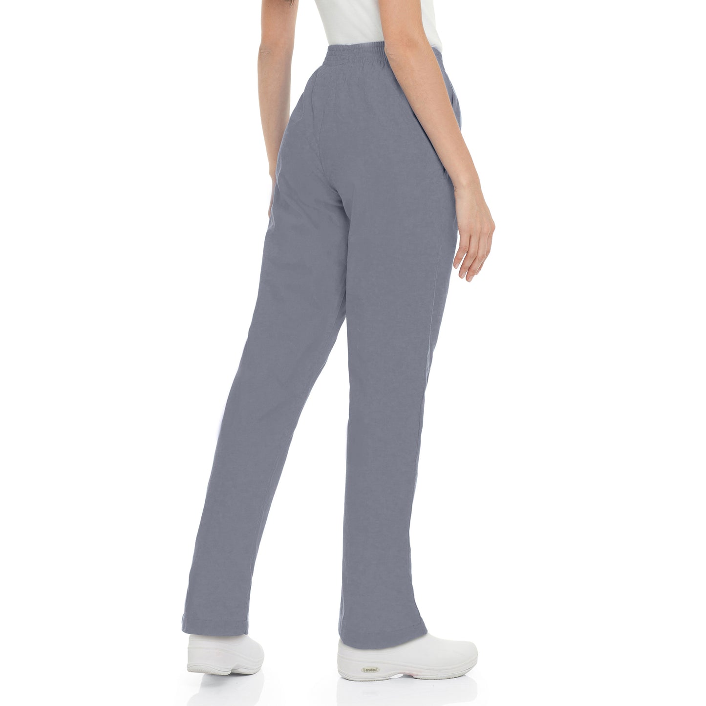 Women's 2-Pocket Tapered-Leg Scrub Pant - 8320 - Steel Grey