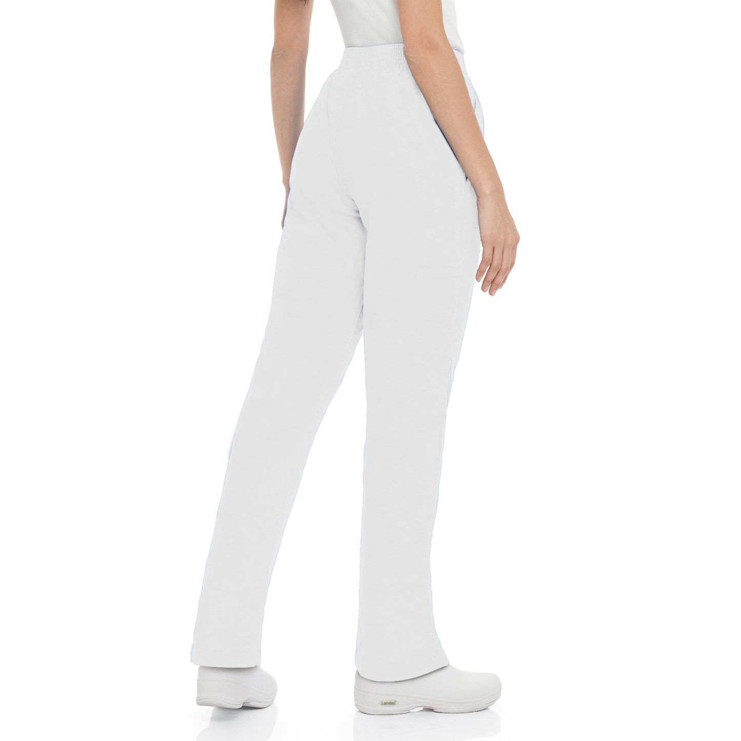 Women's 2-Pocket Tapered-Leg Scrub Pant - 8320 - White