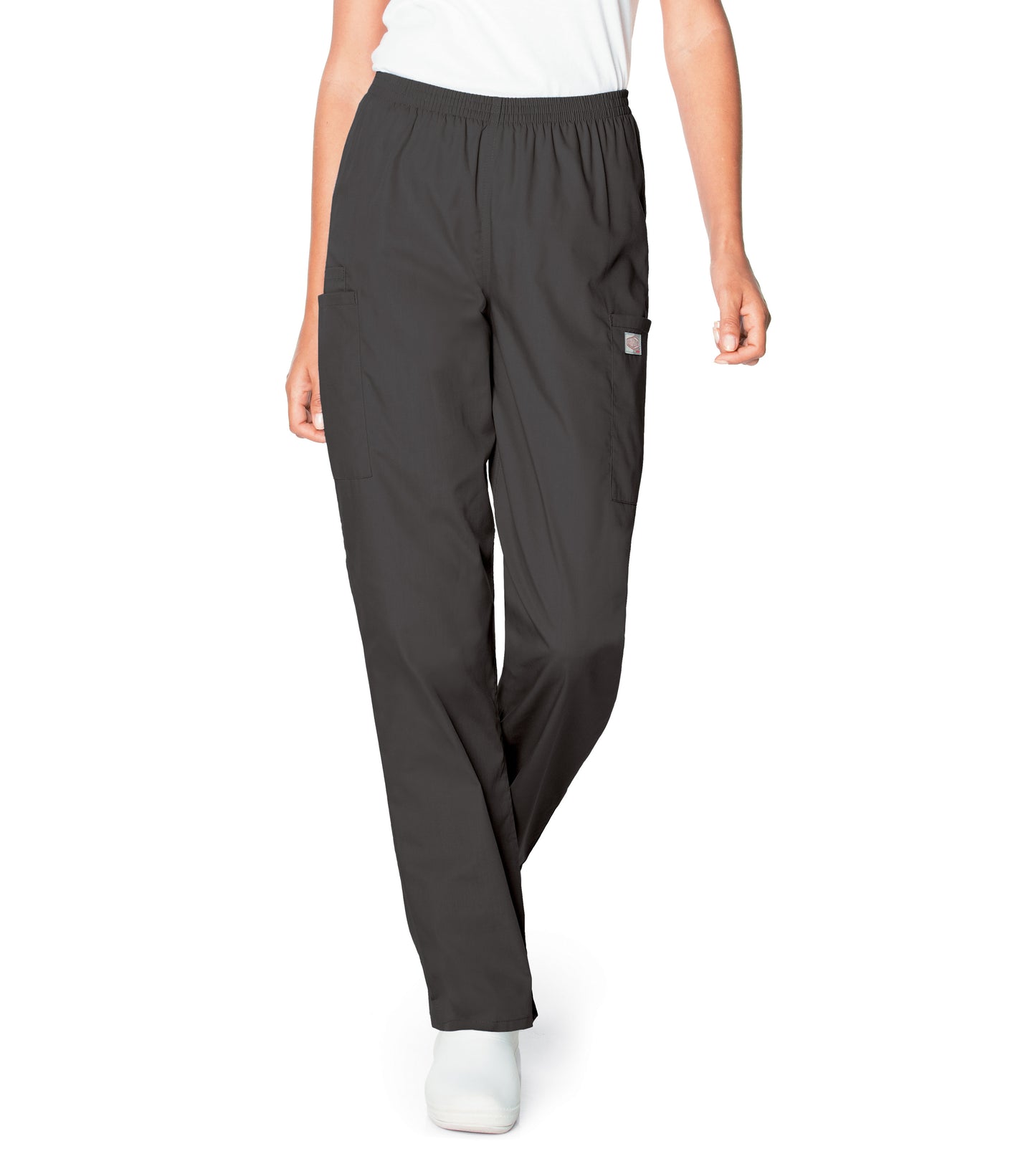 Women's 3-Pocket High-Rise Triple-Elastic Waist Scrub Pant - 83221 - Black