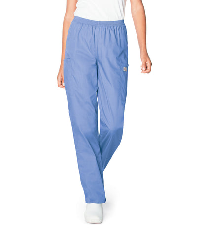 Women's 3-Pocket High-Rise Triple-Elastic Waist Scrub Pant - 83221 - Ceil Blue