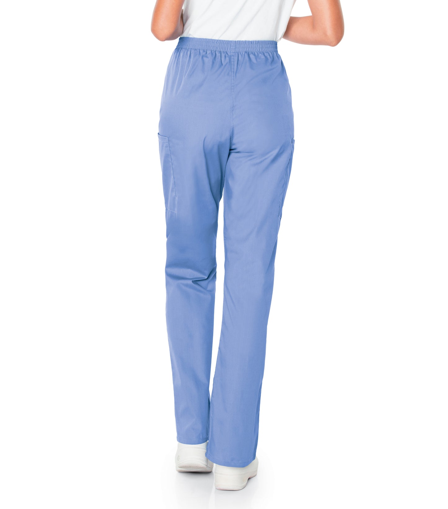 Women's 3-Pocket High-Rise Triple-Elastic Waist Scrub Pant - 83221 - Ceil Blue