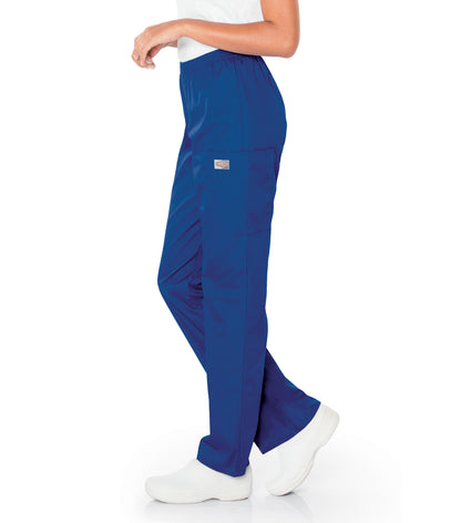 Women's 3-Pocket High-Rise Triple-Elastic Waist Scrub Pant - 83221 - Cobalt