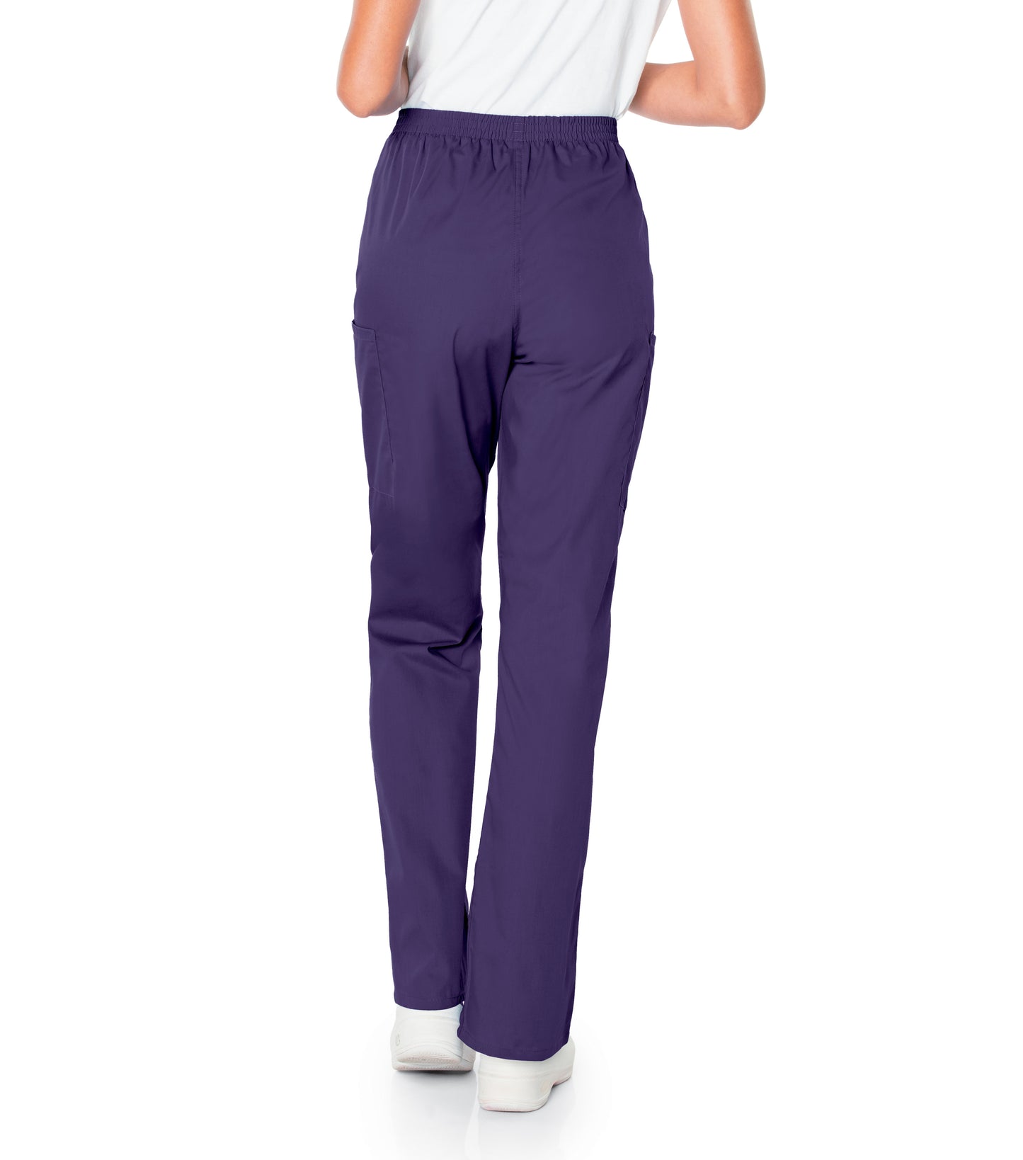 Women's 3-Pocket High-Rise Triple-Elastic Waist Scrub Pant - 83221 - Grape