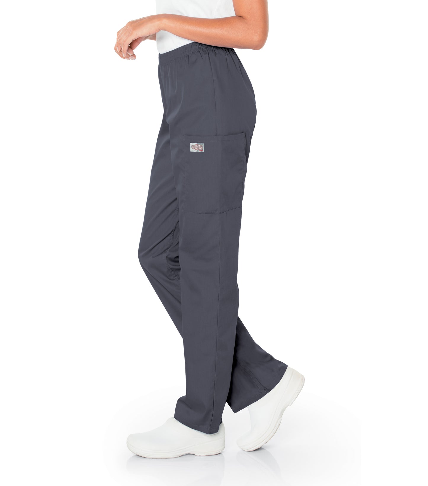 Women's 3-Pocket High-Rise Triple-Elastic Waist Scrub Pant - 83221 - Graphite