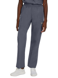 Women's Three-Pocket High-Rise Triple-Elastic Waist Pant - 83221 - Steel Grey