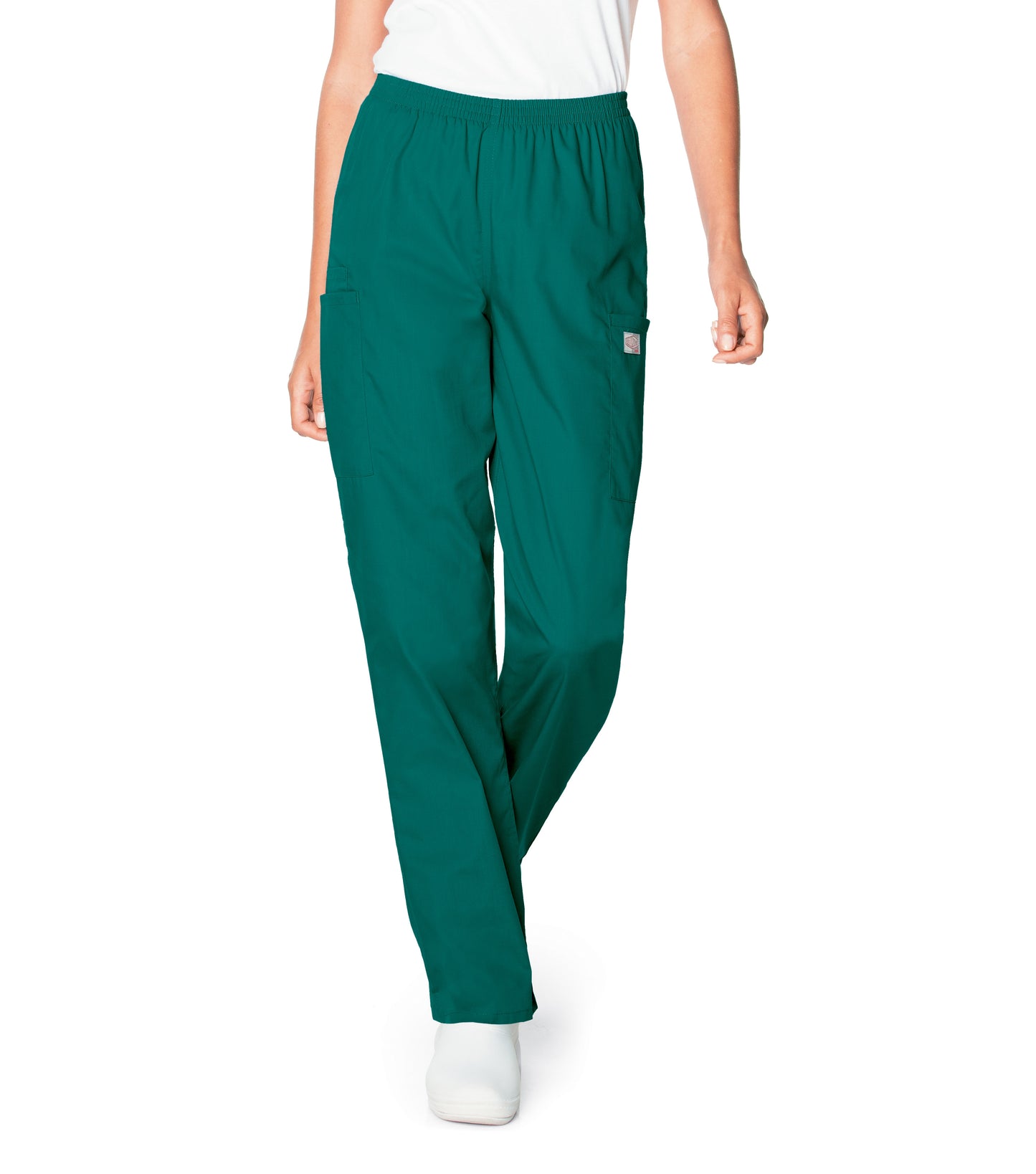 Women's 3-Pocket High-Rise Triple-Elastic Waist Scrub Pant - 83221 - Hunter