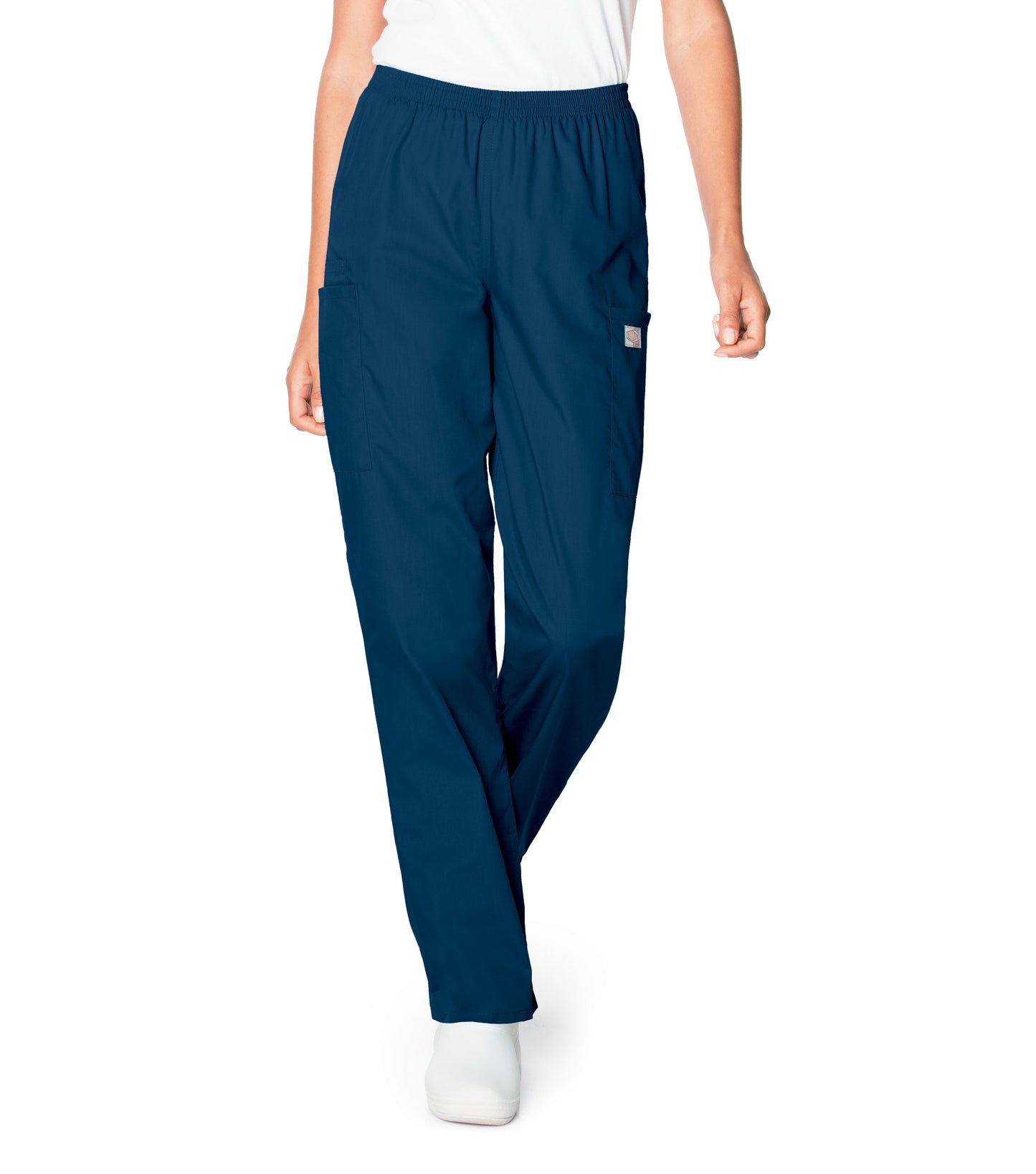 Women's 3-Pocket High-Rise Triple-Elastic Waist Scrub Pant - 83221 - Navy