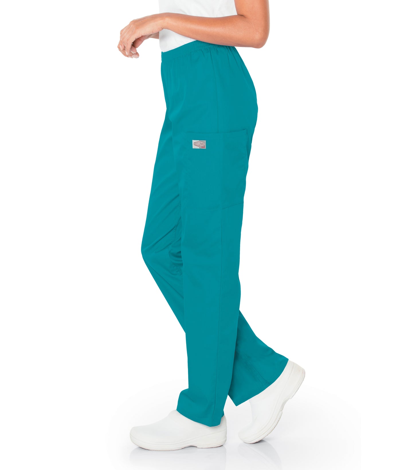 Women's 3-Pocket High-Rise Triple-Elastic Waist Scrub Pant - 83221 - Teal