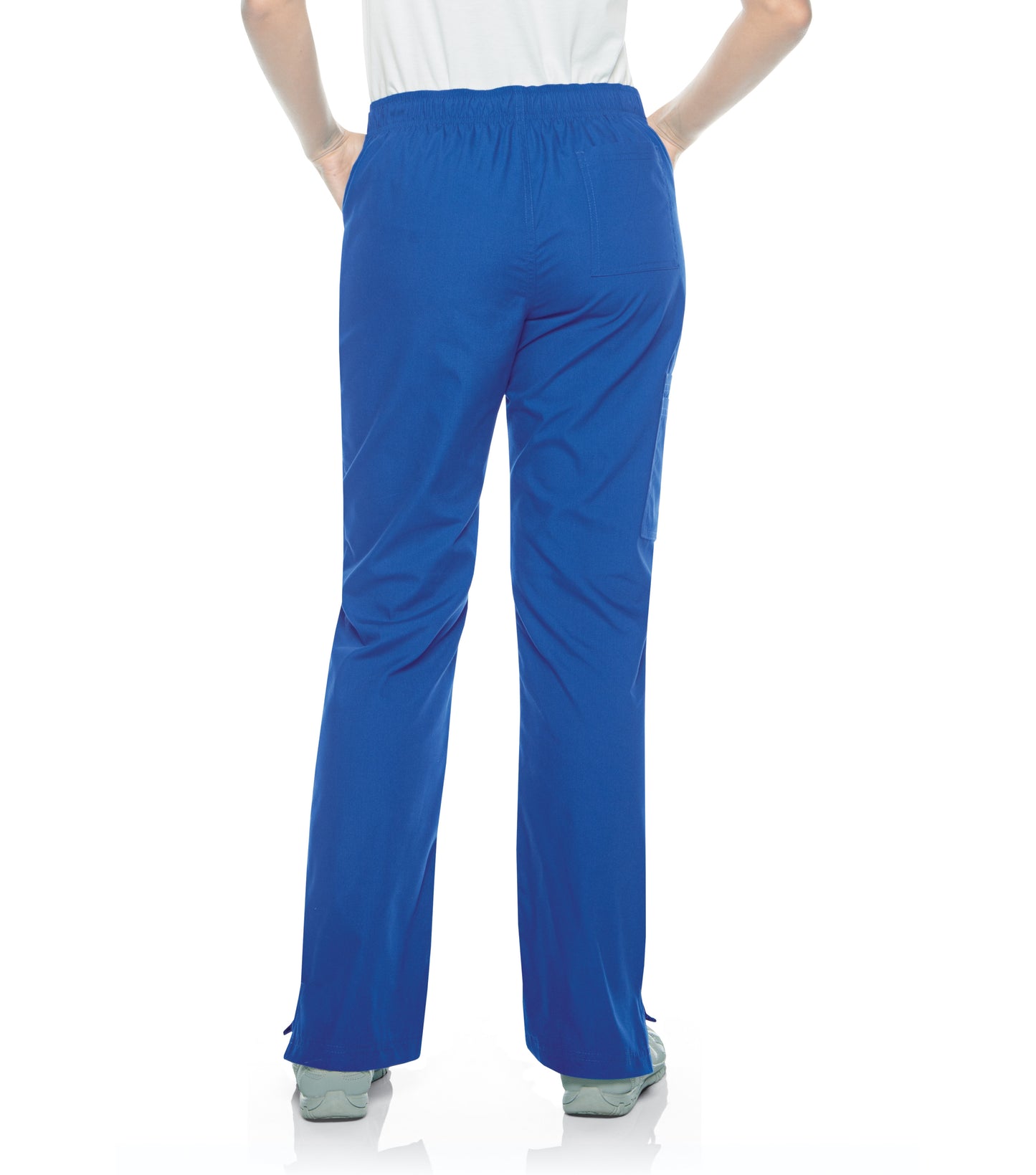 Women's 7-Pocket Straight Leg Cargo Scrub Pant - 8380 - Royal Blue