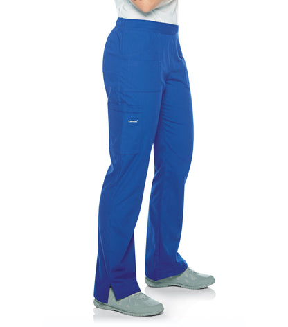 Women's 7-Pocket Straight Leg Cargo Scrub Pant - 8380 - Royal Blue