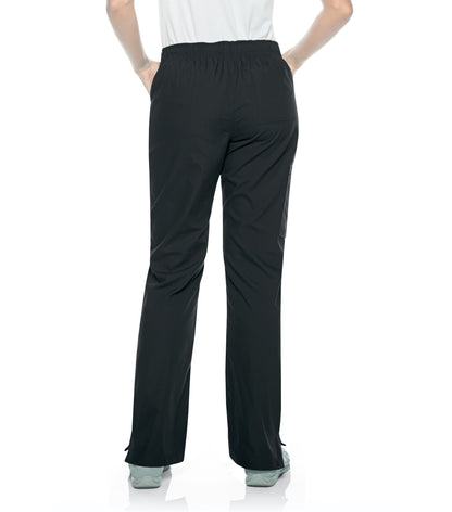 Women's 7-Pocket Straight Leg Cargo Scrub Pant - 8380 - Black