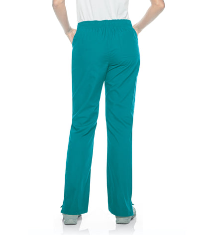 Women's 7-Pocket Straight Leg Cargo Scrub Pant - 8380 - Teal