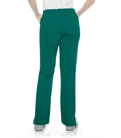 Women's 7-Pocket Straight Leg Cargo Scrub Pant - 8380 - Hunter Green