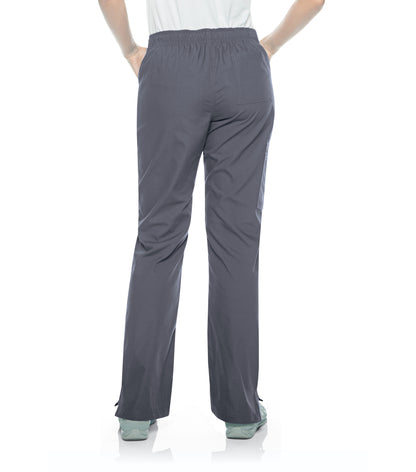 Women's 7-Pocket Straight Leg Cargo Scrub Pant - 8380 - Steel Grey