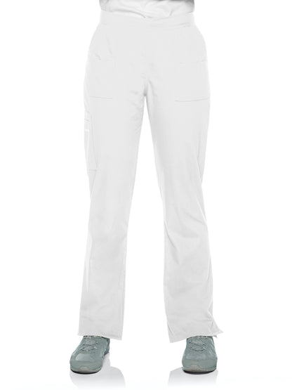 Women's 7-Pocket Straight Leg Cargo Pant - 8380 - White