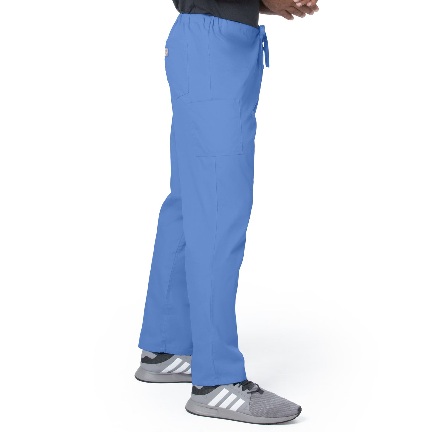 Unisex 2-Pocket High Rise Waist Straight Leg Scrub Pant - 85221 - Ceil Blue