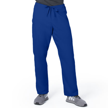 Unisex 2-Pocket High Rise Waist Straight Leg Scrub Pant - 85221 - Cobalt