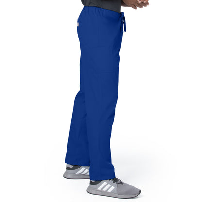 Unisex 2-Pocket High Rise Waist Straight Leg Scrub Pant - 85221 - Cobalt