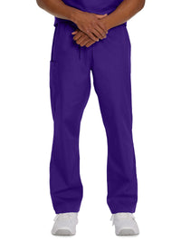 Unisex Two-Pocket High Rise Waist Straight Leg Pant - 85221 - Grape