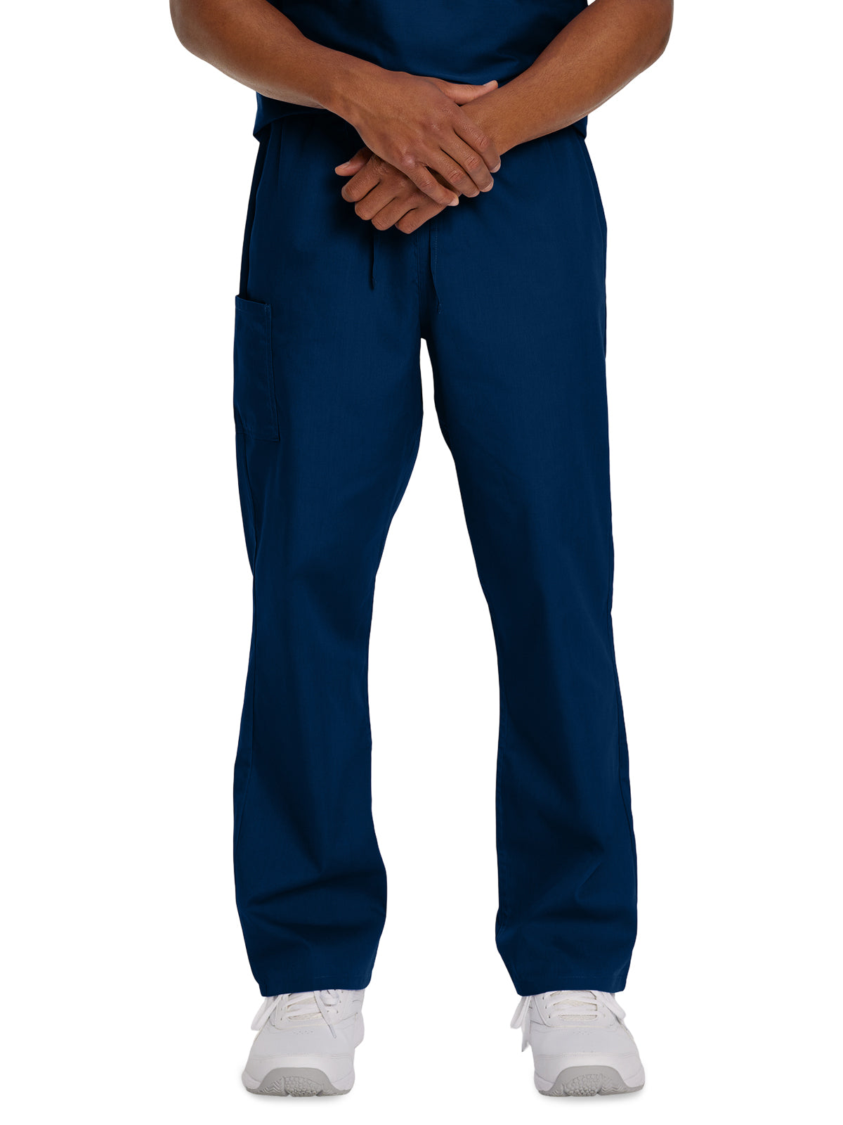 Unisex Two-Pocket High Rise Waist Straight Leg Pant - 85221 - Navy