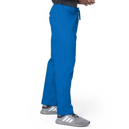 Unisex 2-Pocket High Rise Waist Straight Leg Scrub Pant - 85221 - Royal Blue