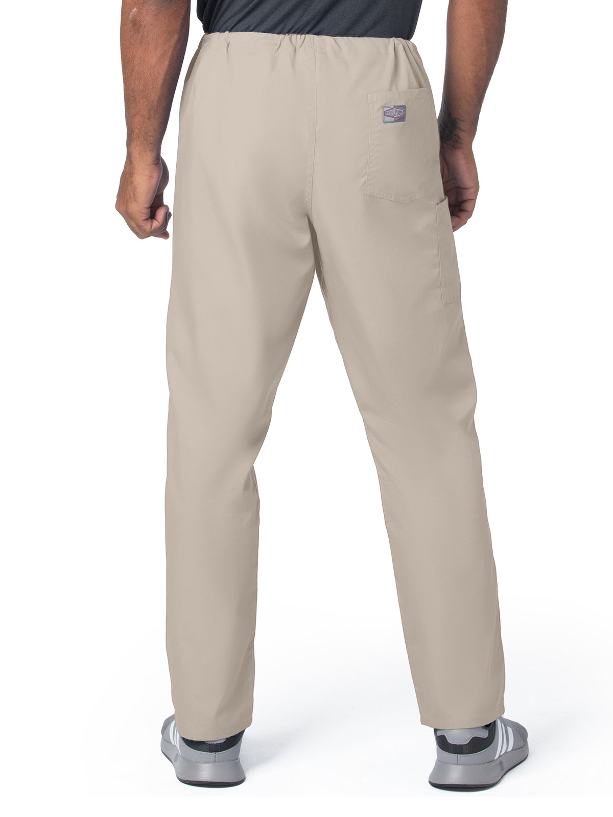 Unisex 2-Pocket High Rise Waist Straight Leg Scrub Pant - 85221 - Sandstone