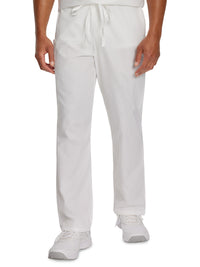 Unisex Two-Pocket High Rise Waist Straight Leg Pant - 85221 - White