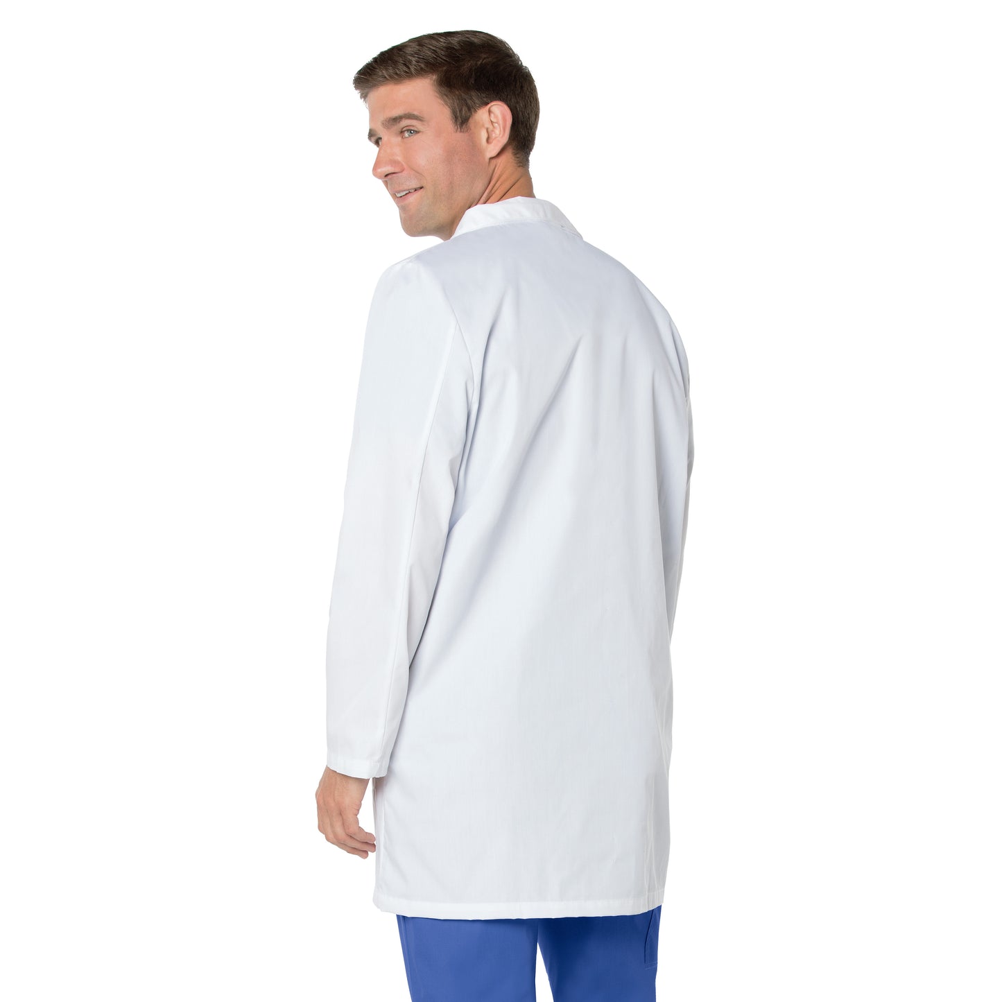 Unisex Three-Pocket 35.5" Mid-Length Lab Coat - 86002 - White