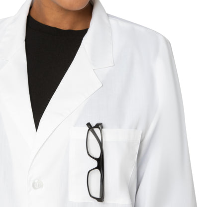 Unisex Three-Pocket 35.5" Mid-Length Lab Coat - 86002 - White