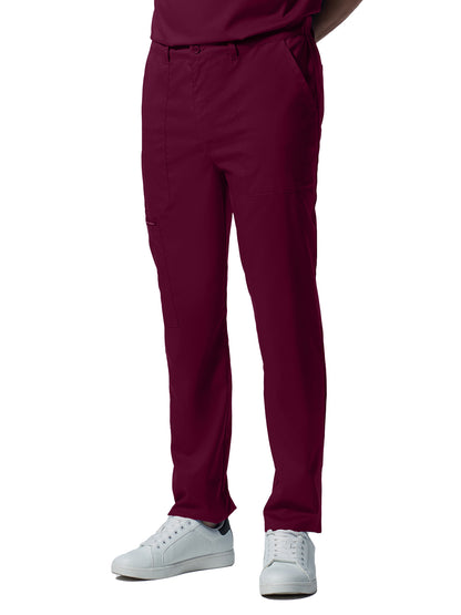 Men's 6-Pocket Zipper Fly Straight Leg Pant - LB408 - Wine