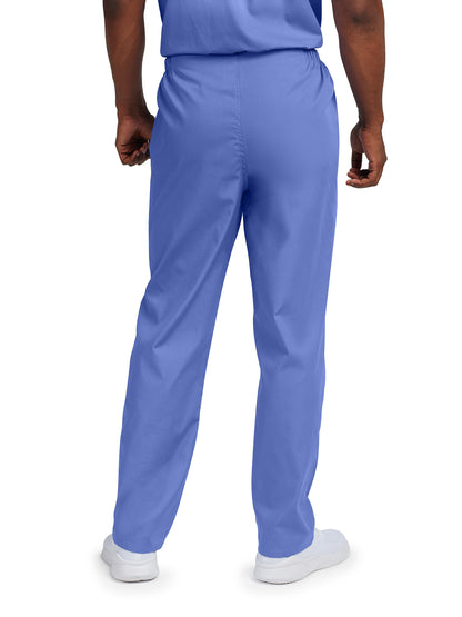 Unisex Pocketless Flex-Waist Scrub Pants - LB411 - Ceil Blue