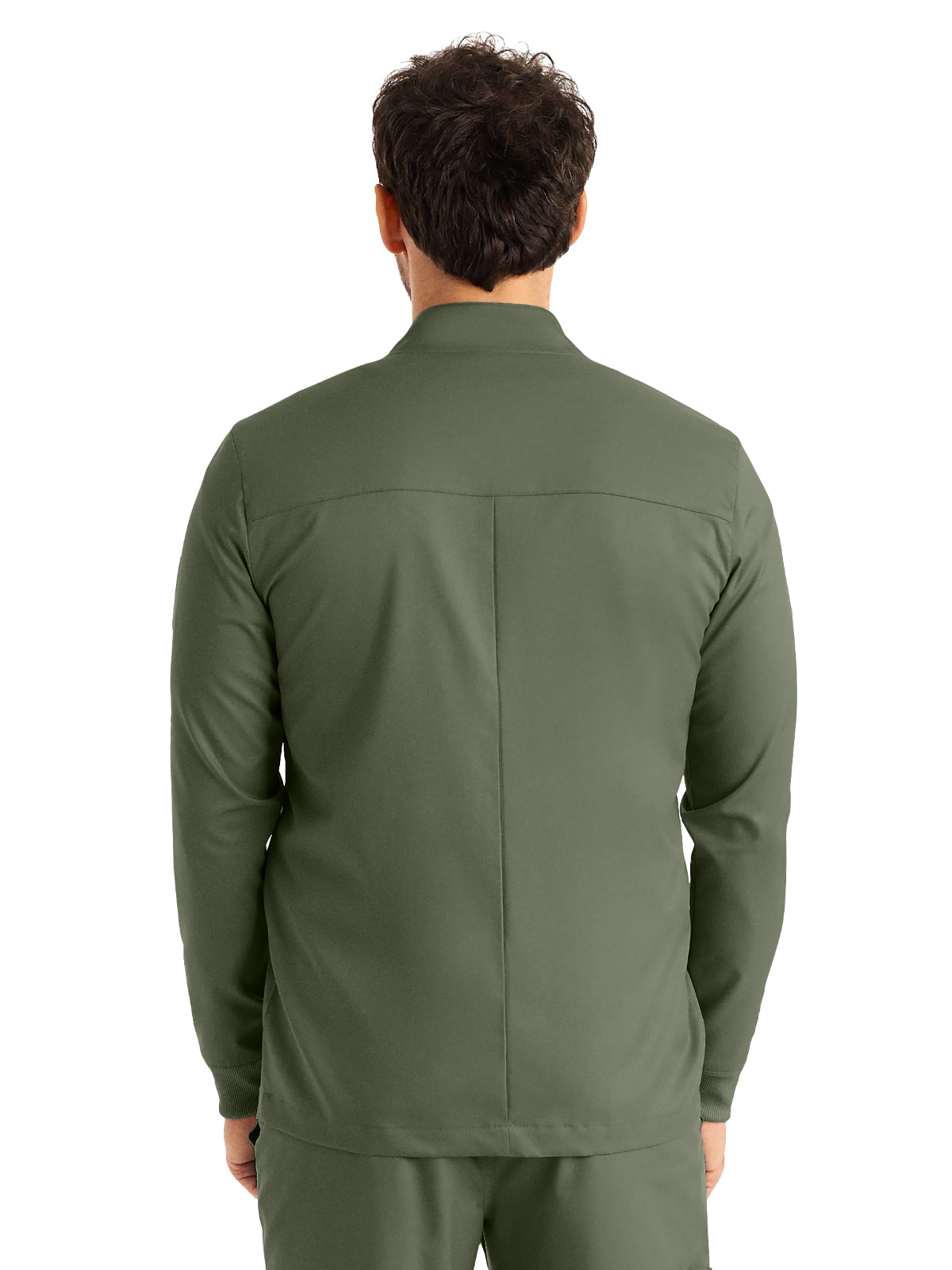 Men's Warm-Up Scrub Jacket - LJ702 - Olive Moss