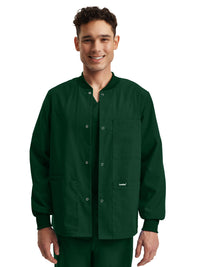 Unisex Five-Pocket Snap Front Warm-Up Jacket - LJ709 - Hunter Green