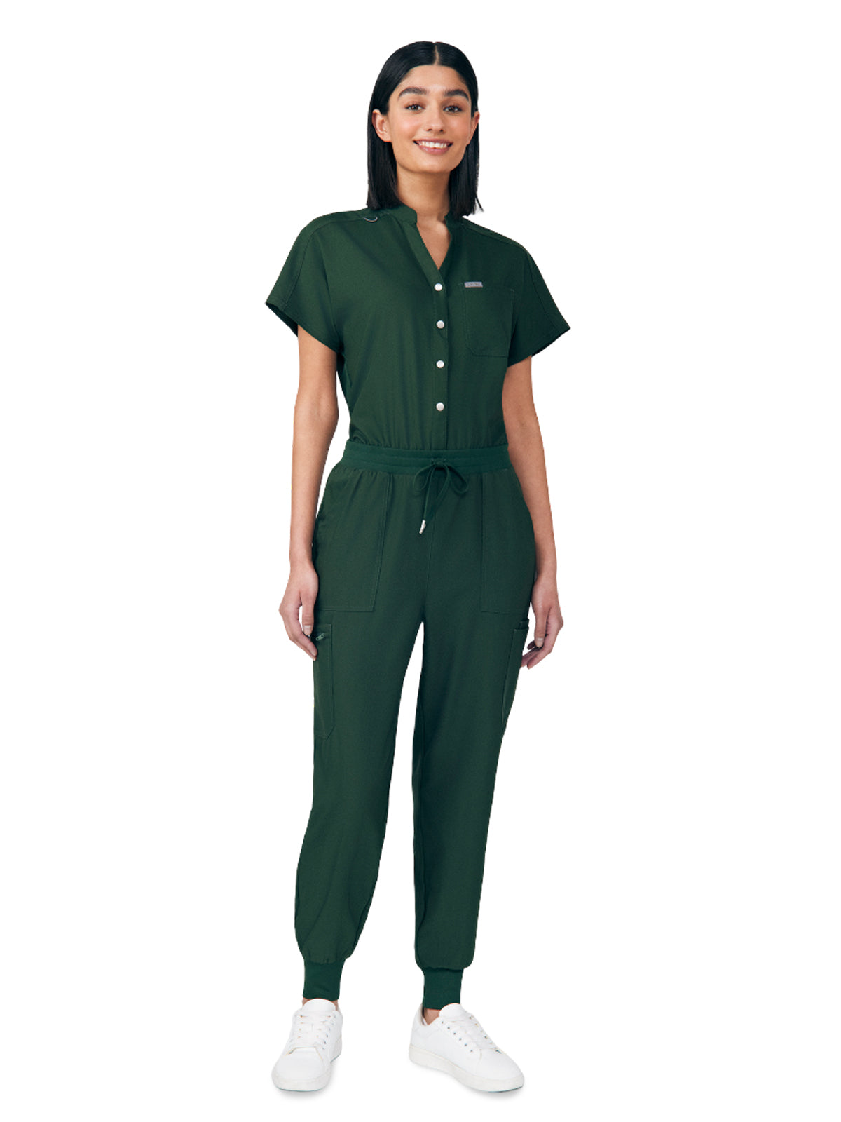 Women's 8-Pocket Cargo Jumpsuit - LO603 - Mountain View